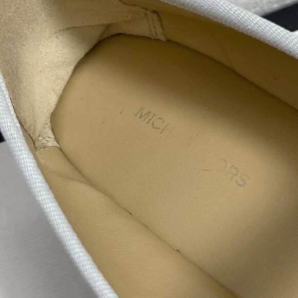 Michael Kors Lynn Metallic Leather Ballet Espadrille Flat Shoes Women's 8.5 M - Picture 7 of 10